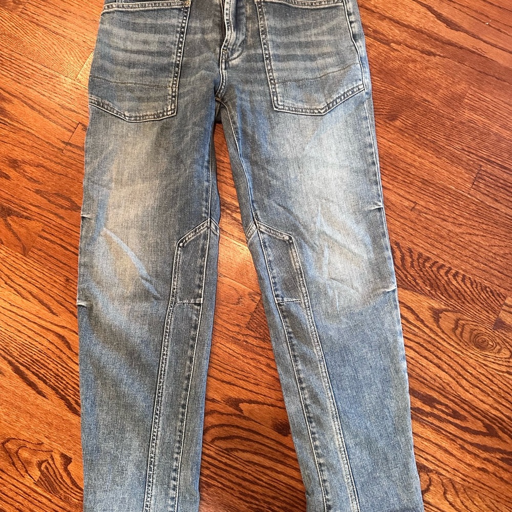 Pilcro Women's High Rise Blue Jeans